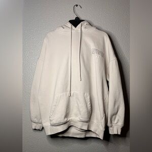 Forever 21 Graphic Hoody-Beige-Medium